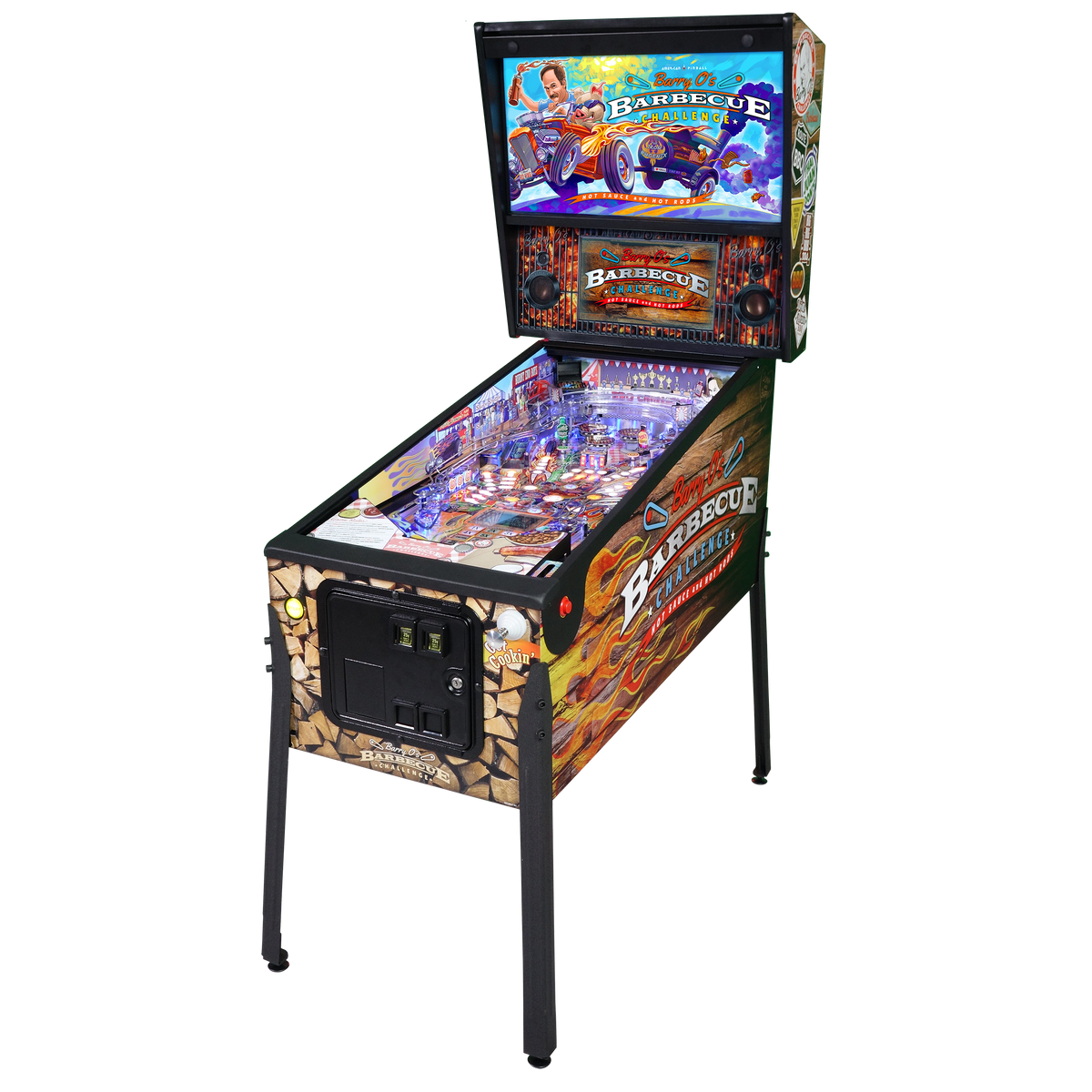 American Pinball Barry O's BBQ Challenge Pinball Machine