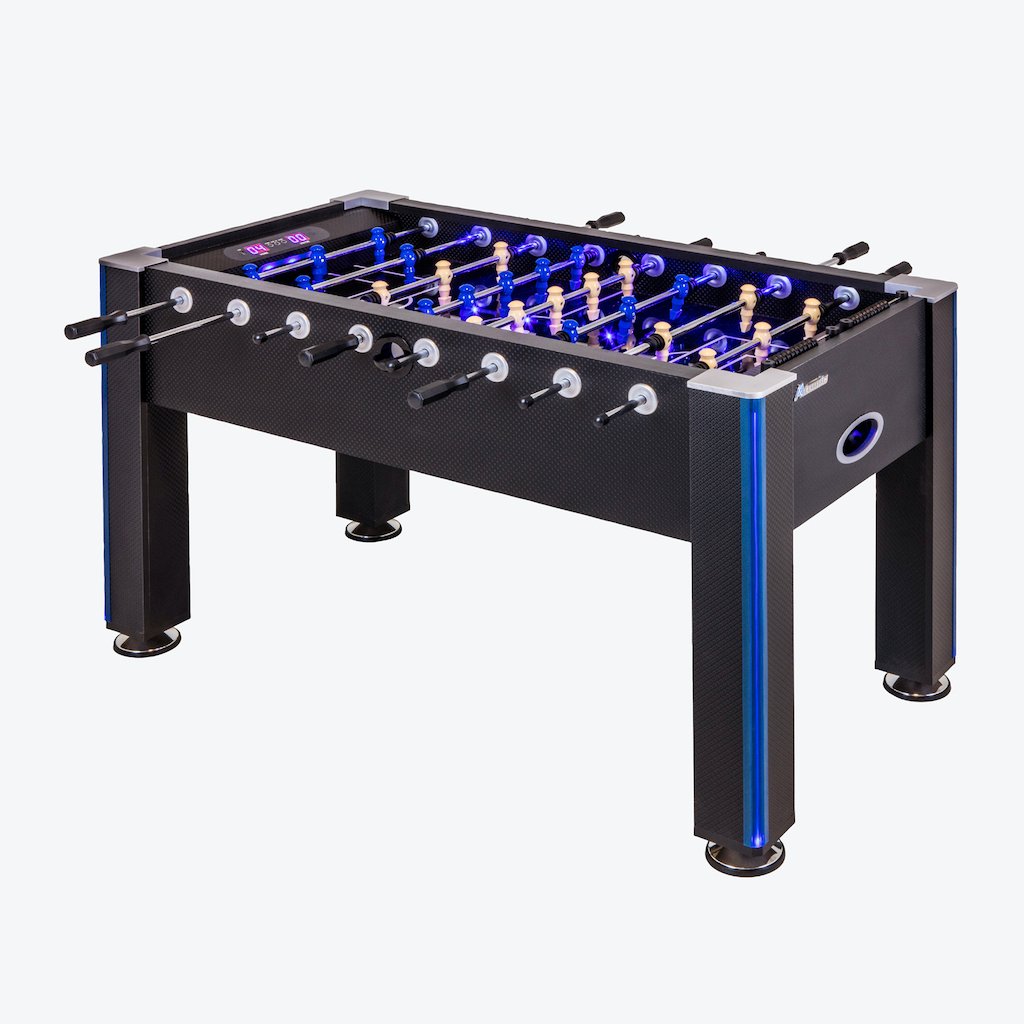 Atomic LED Azure Foosball Table Black