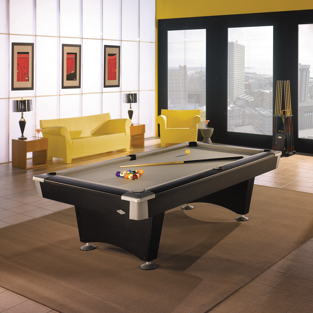 Brunswick Billiards Black Wolf 7 Foot Pool Table