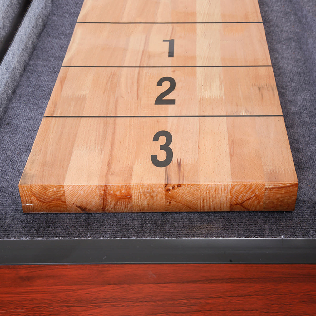 Hathaway Games Challenger Shuffleboard Table in Dark Cherry Finish