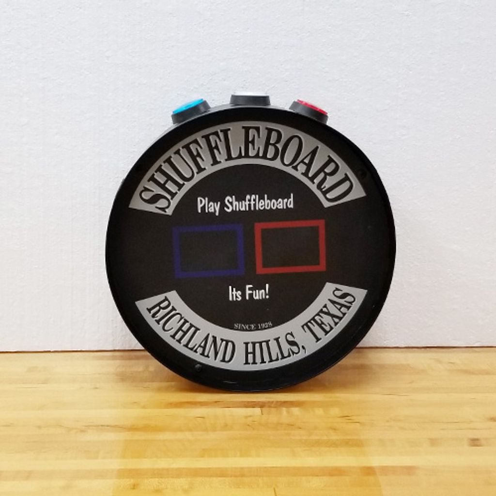 Champion Shuffleboard Rail Mount Score Unit