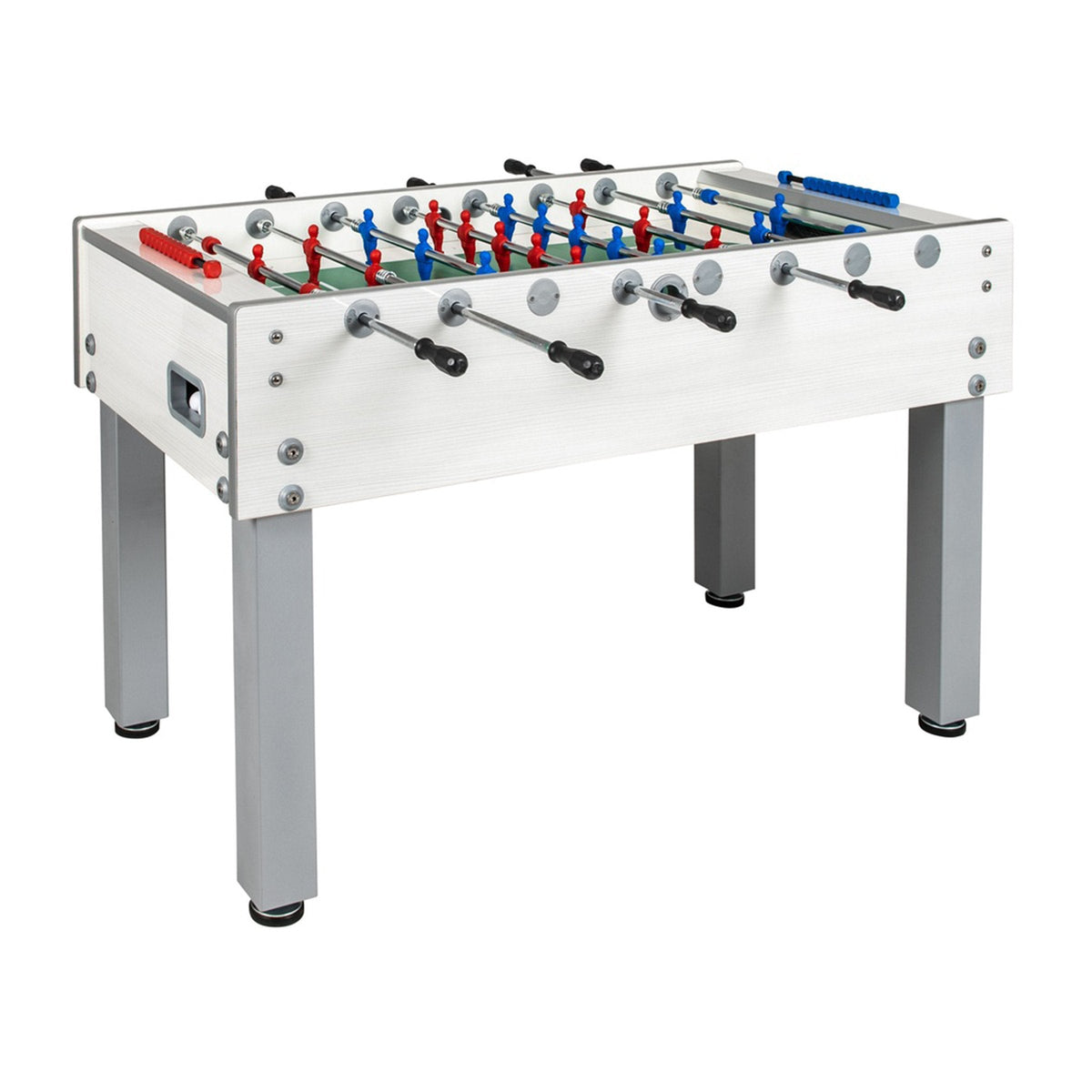 Garlando G-500 Weatherproof Outdoor Foosball Table in White