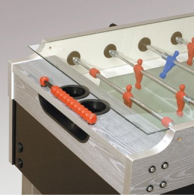 Garlando Olympic Silver Coin Operated Indoor Foosball Table
