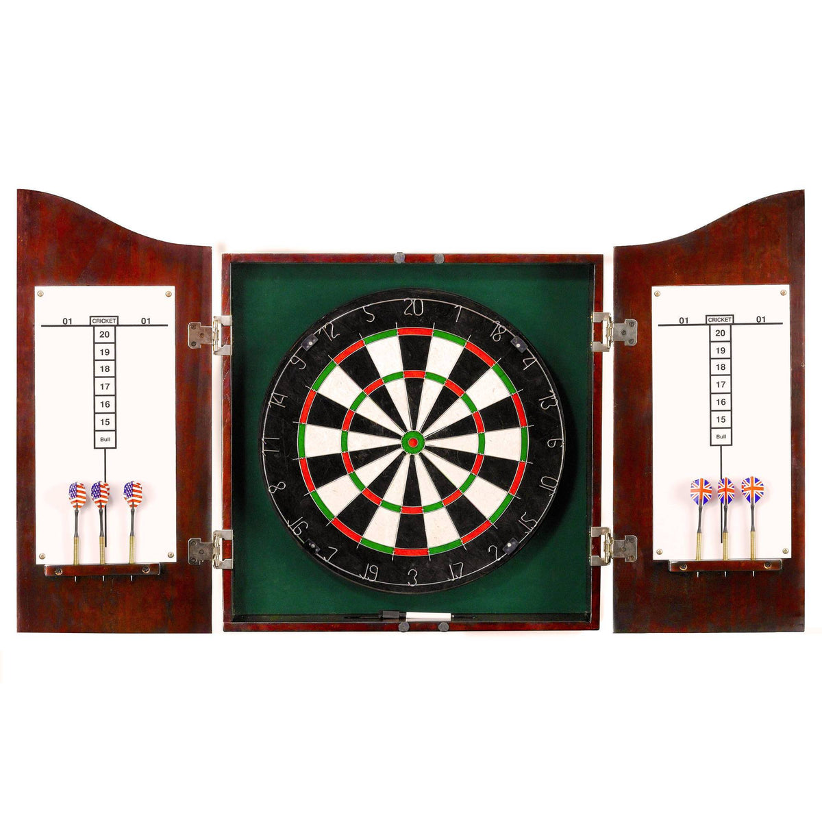Hathaway Games Centerpoint Solid Wood Dart Cabinet Set