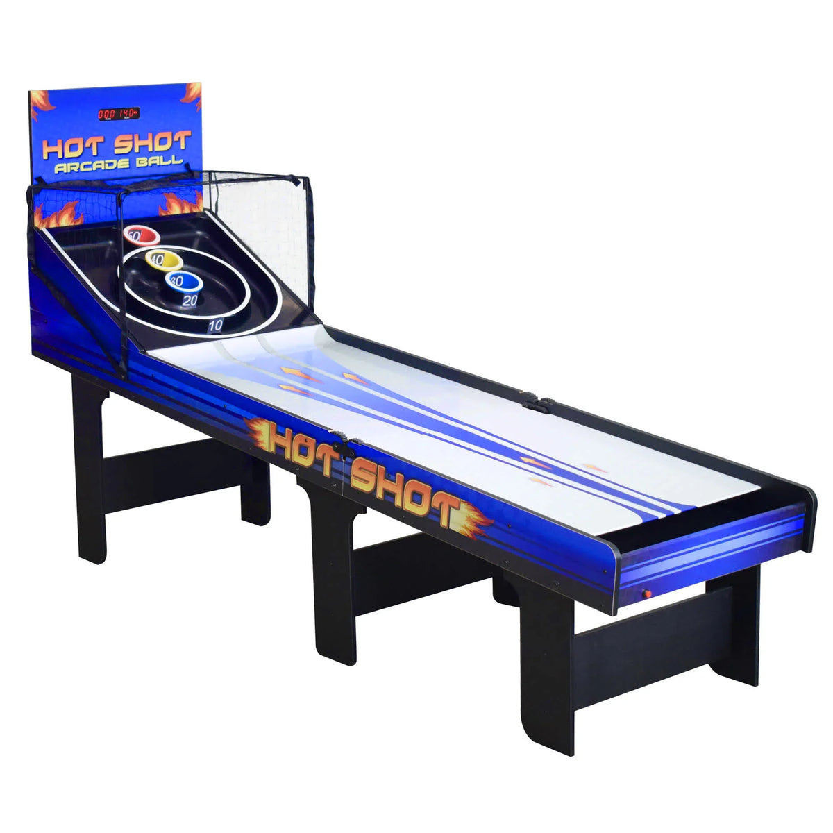 Hathaway Games Hot Shot 8-ft Roll Hop and Score Arcade Game Table