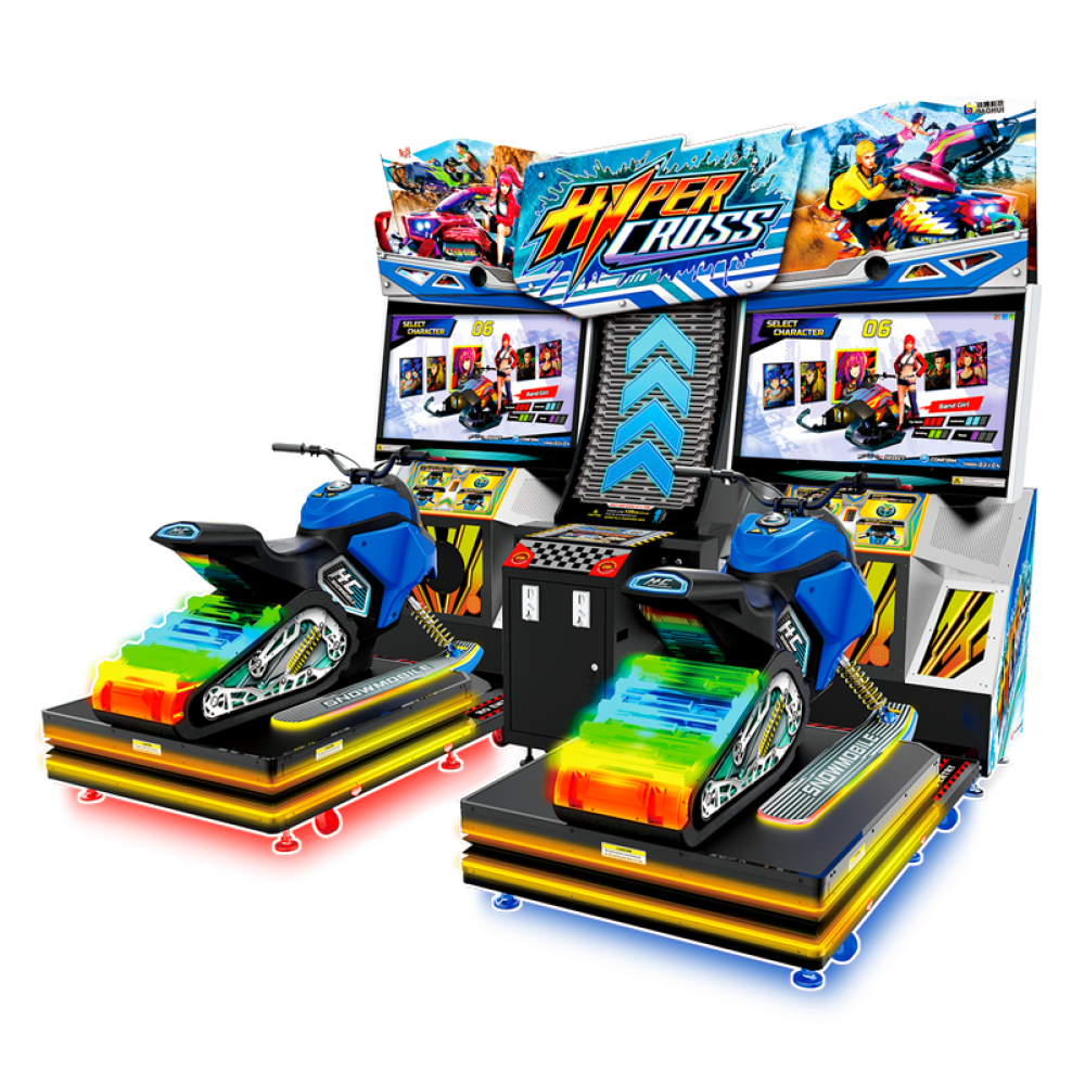 SEGA Arcade Hyper Cross Motion Twin Arcade Machine