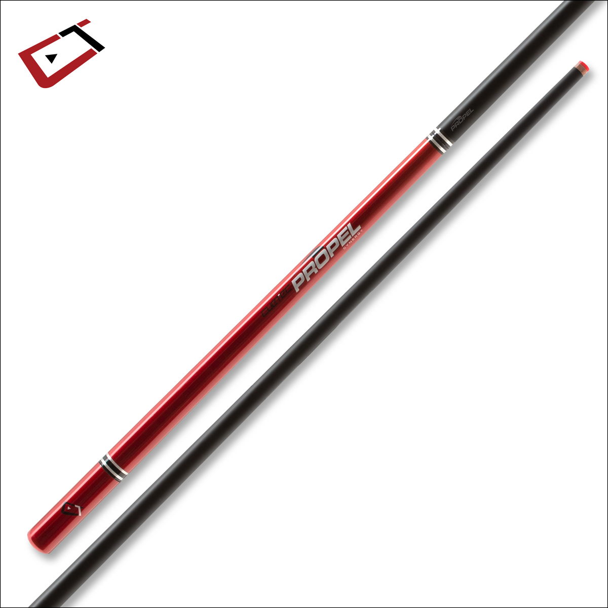 Imperial Cuetec Cynergy Propel Jump Cue in Red