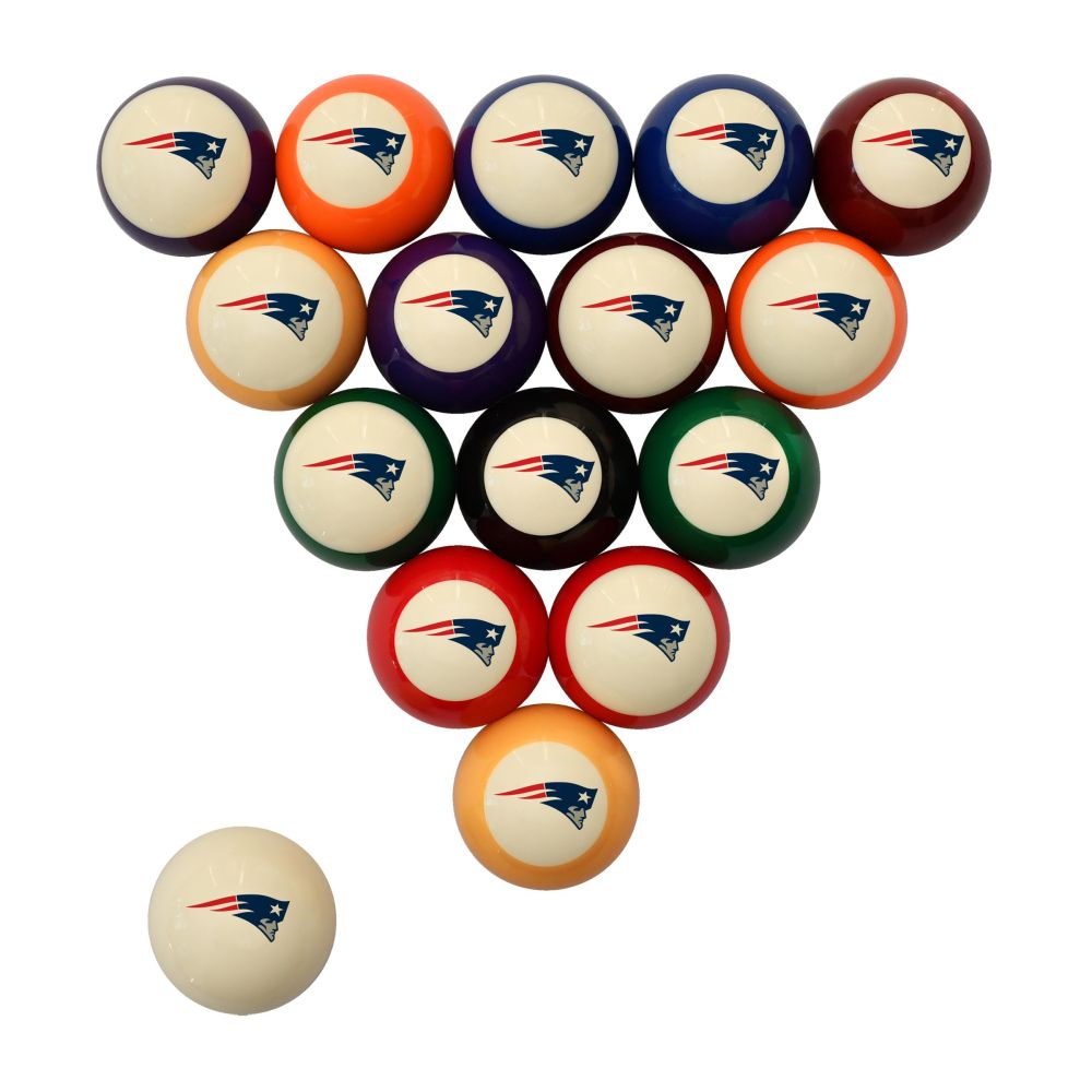 Imperial New England Patriots Billiard Balls with Numbers