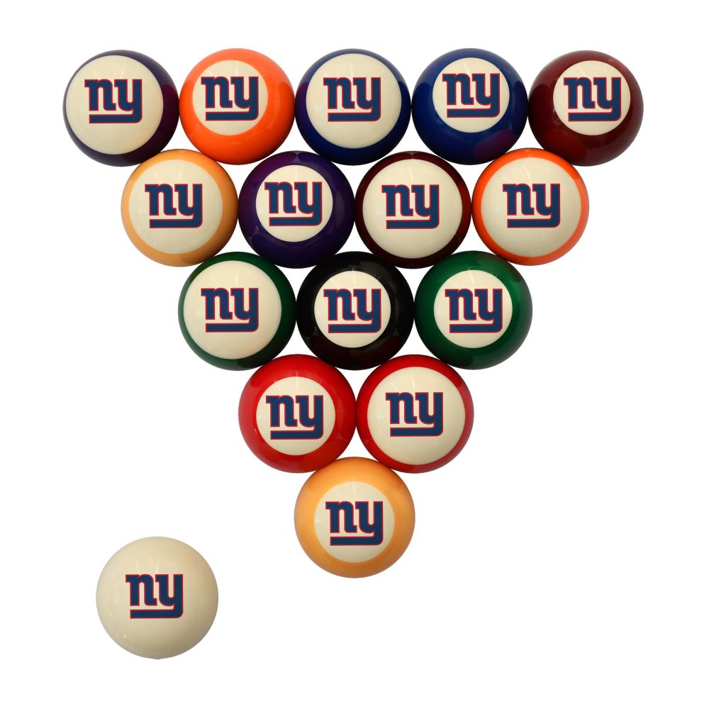 Imperial New York Giants Billiard Balls with Numbers