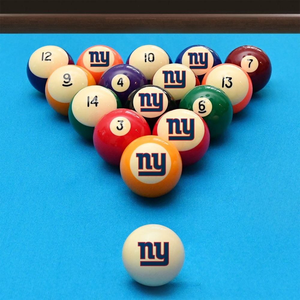 Imperial New York Giants Billiard Balls with Numbers