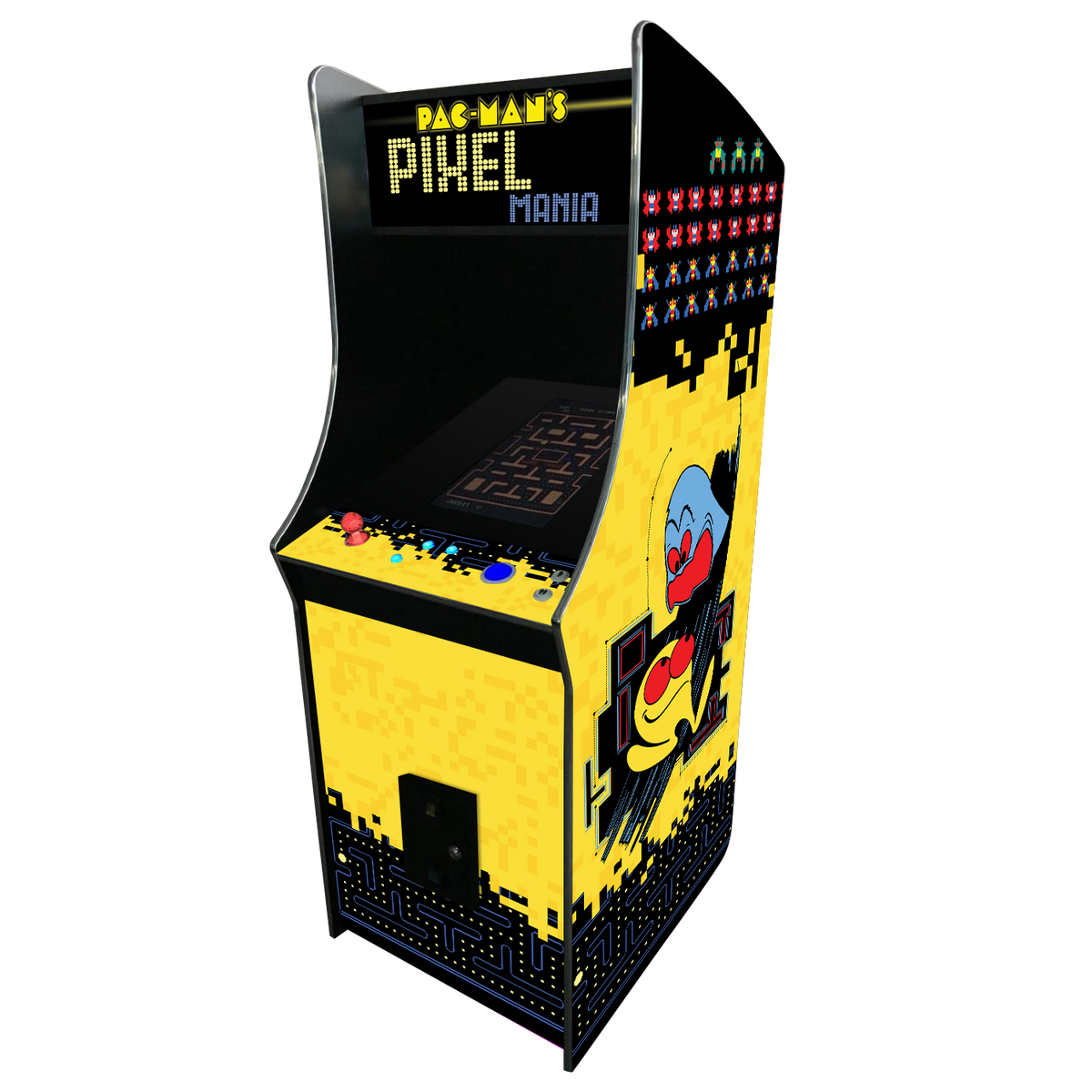 Pac-Man Style Arcade Cabinet Multicade