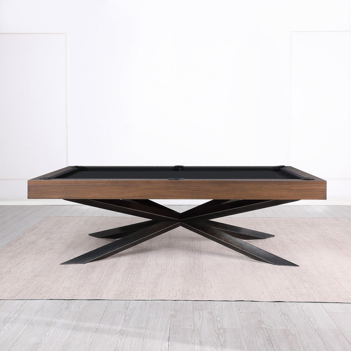 Playcraft Stella 8' Slate Pool Table in Dark Walnut Finish