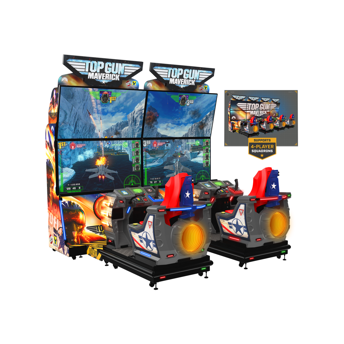 Raw Thrills Top Gun Maverick Arcade Game