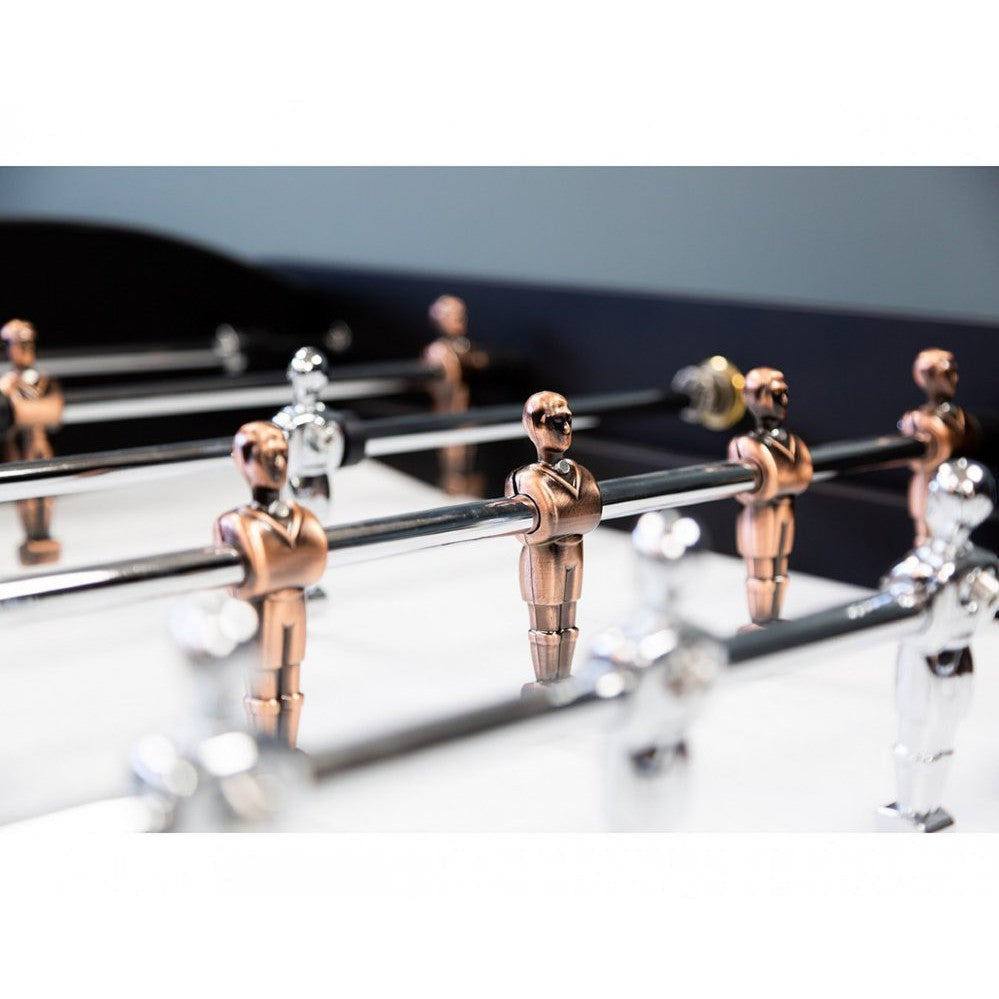 René Pierre Onyx Foosball Table in Marine Blue Matte Finish