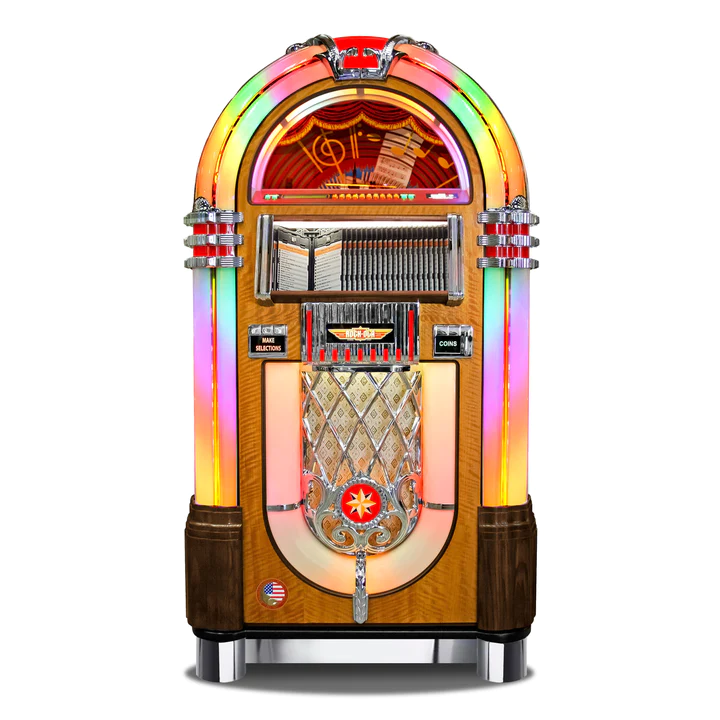 Rock-Ola Bubbler CD Jukebox in Walnut Finish