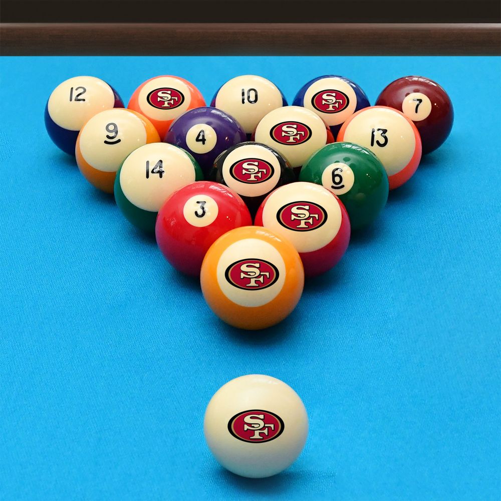 Imperial San Francisco 49ers Billiard Balls with Numbers