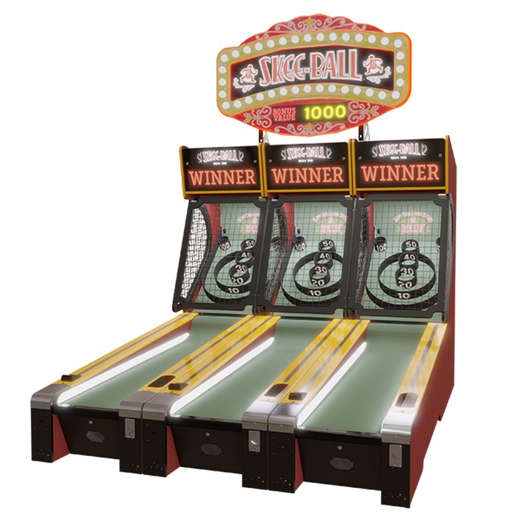 Skee Ball Classic Alley 10' Bowler Home Redemption Game