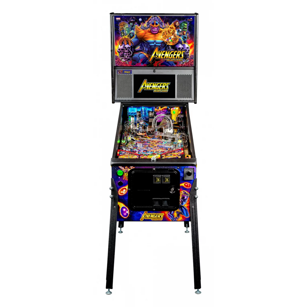Stern AVENGERS: Infinity Quest Premium Pinball Machine