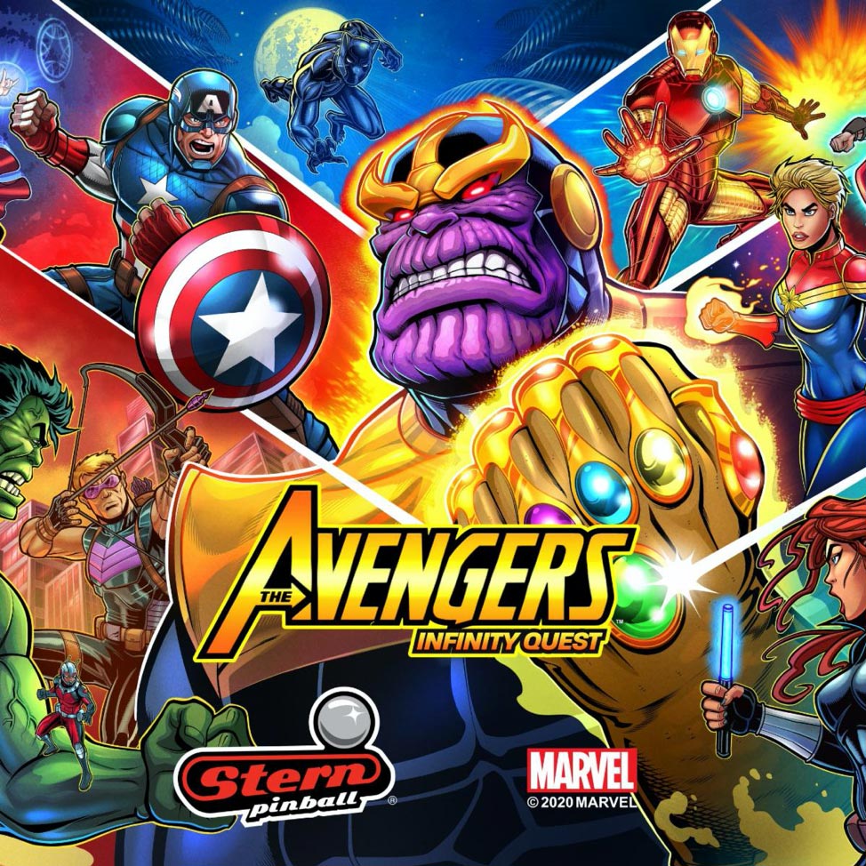 Stern AVENGERS: Infinity Quest Pro Pinball Machine