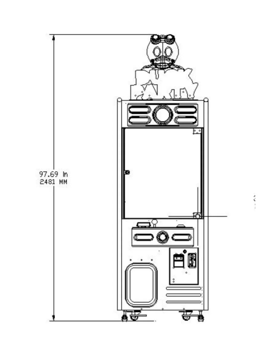 UNIS Duck Party Arcade Crane Machine