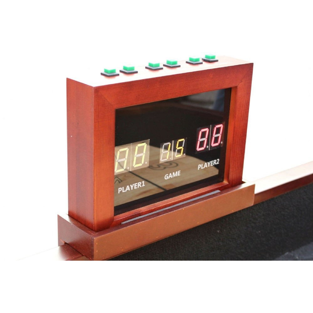 Berner Billiards Shuffleboard 2-Player Electronic Score Board