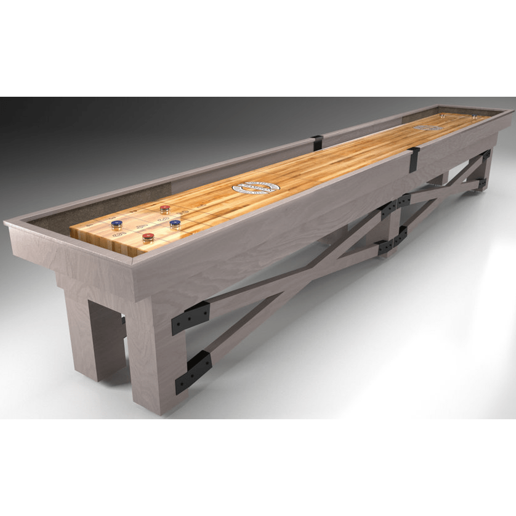Champion Rustic Shuffleboard Table