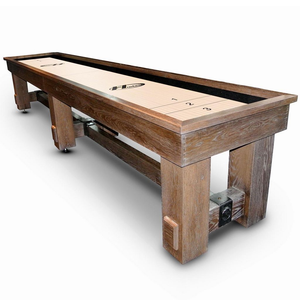 Hudson Sedona Shuffleboard Table 9'-22' Lengths with Custom Stain Options