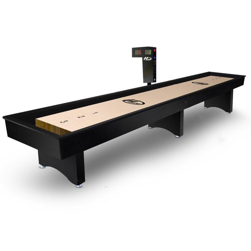 Hudson "The Commercial" Shuffleboard Table 9'-22' Lengths with Custom Stain Options