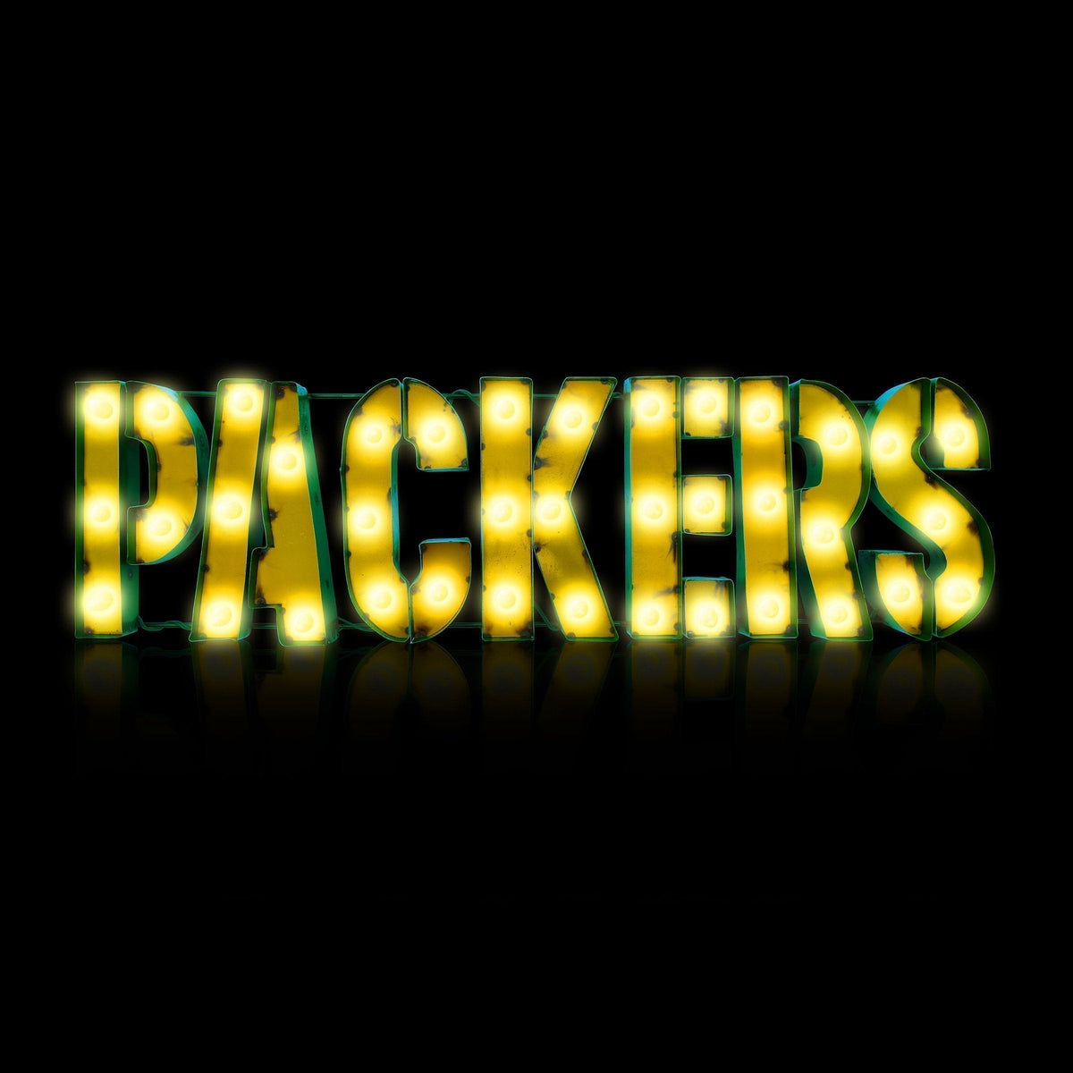 Imperial Lighted Recycled Metal Sign (Various Teams)