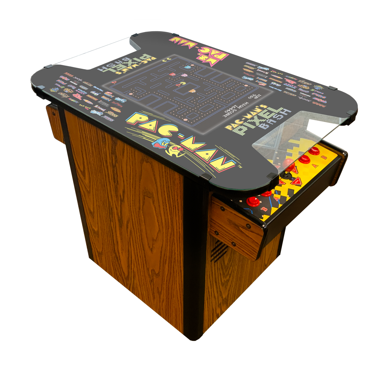 Namco Pac-Man Pixel Bash Cocktail Arcade Game Cabinet