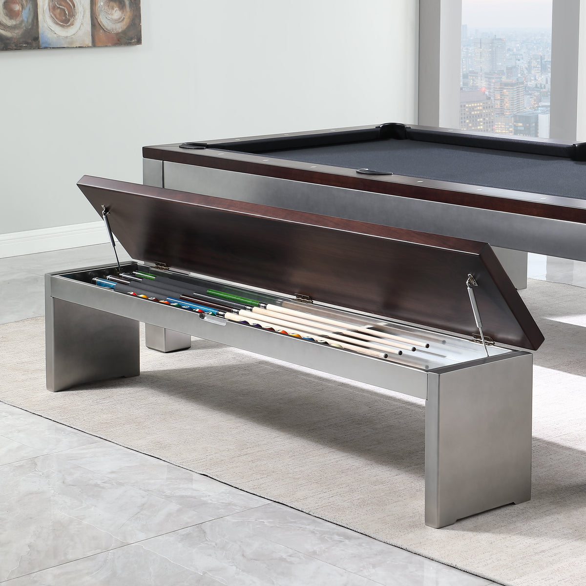 Playcraft Genoa Slate Pool Table with Dining Top