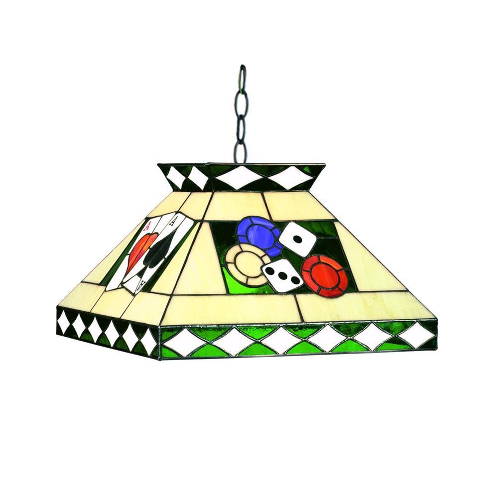 RAM Game Room 18" Tiffany Poker Pendant