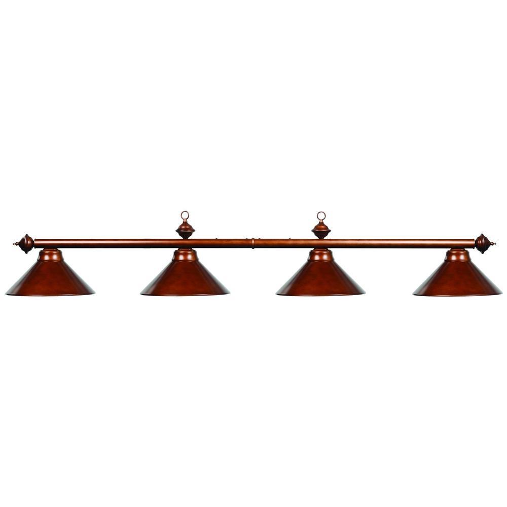 RAM Game Room 78" 4 Lt Billiard Light - Chestnut
