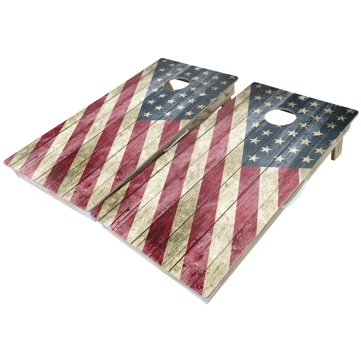 Rustic Theme Cornhole Boards