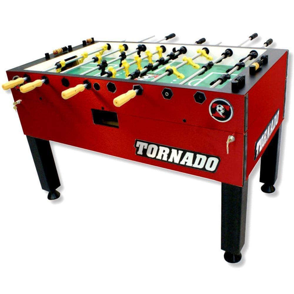 Tornado T-3000 Foosball Table In Crimson Red Home Model