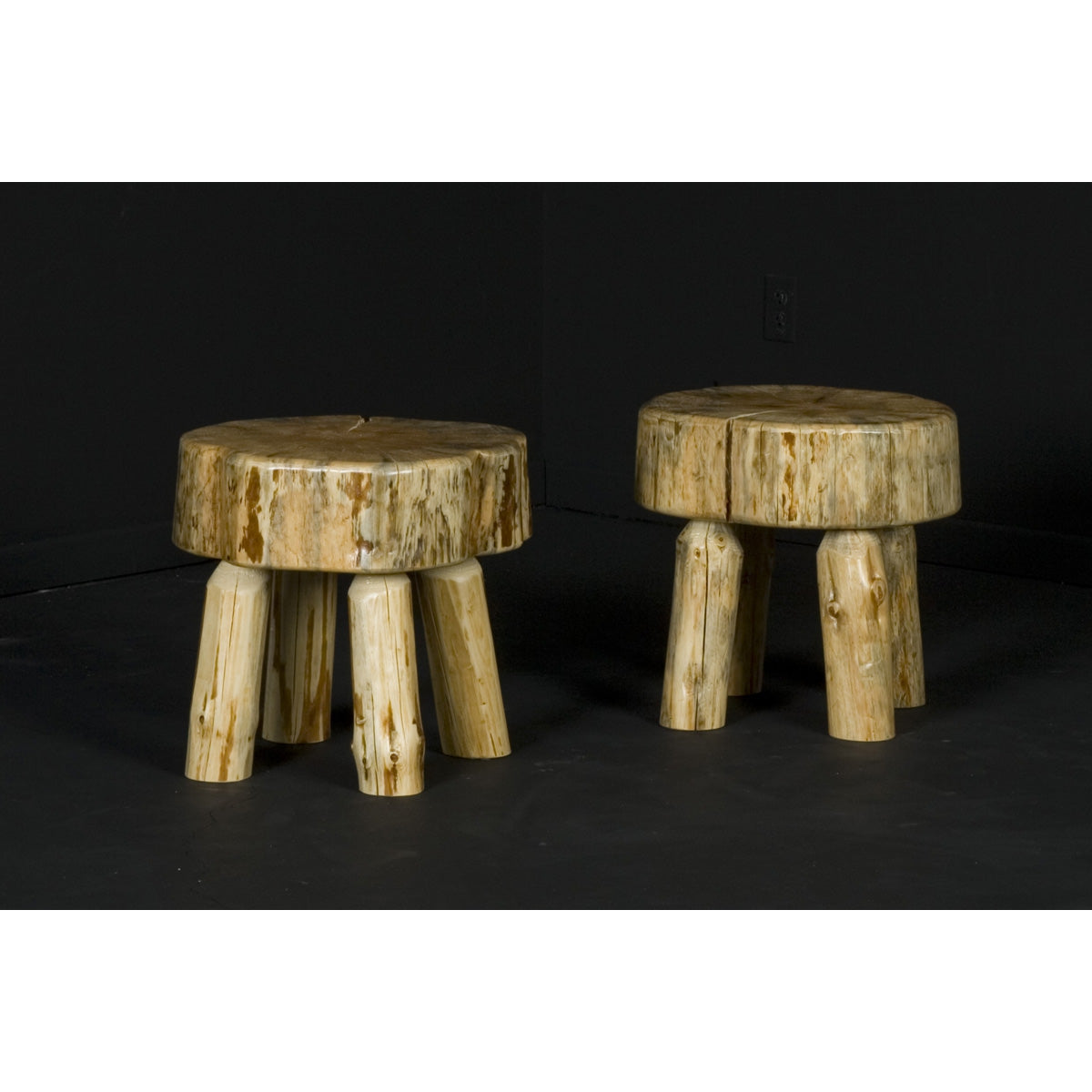 Viking Industries Log Sitting Stool