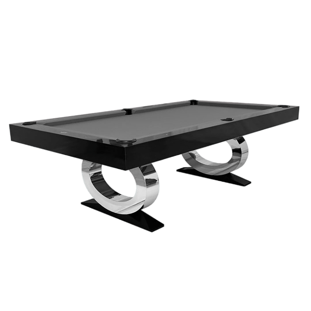 White Billiards Daphne Modern Slate Pool Table