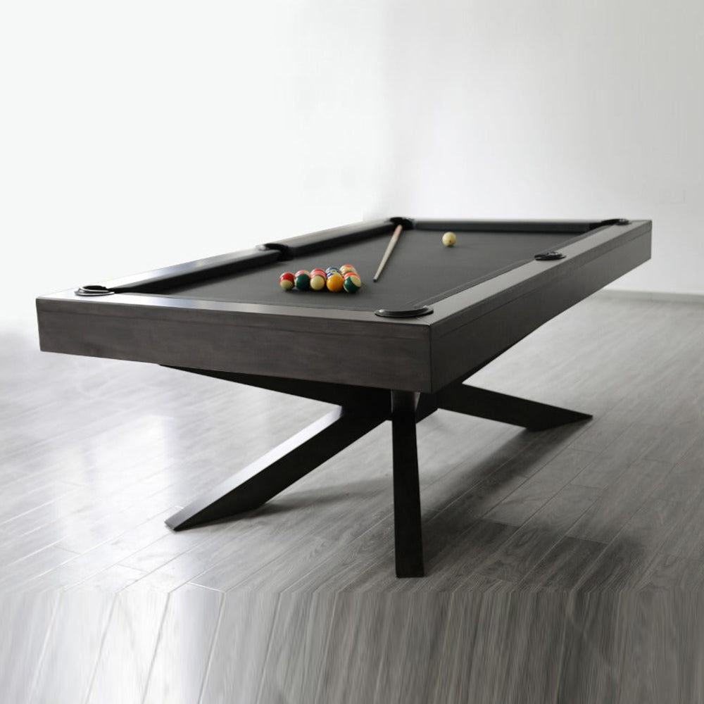 White Billiards The Asbury Modern Slate Pool Table